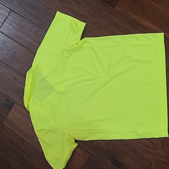 Nike Highlighter Yellow Dri-Fit Golf Polo Shirt size XL - Picture 2 of 6
